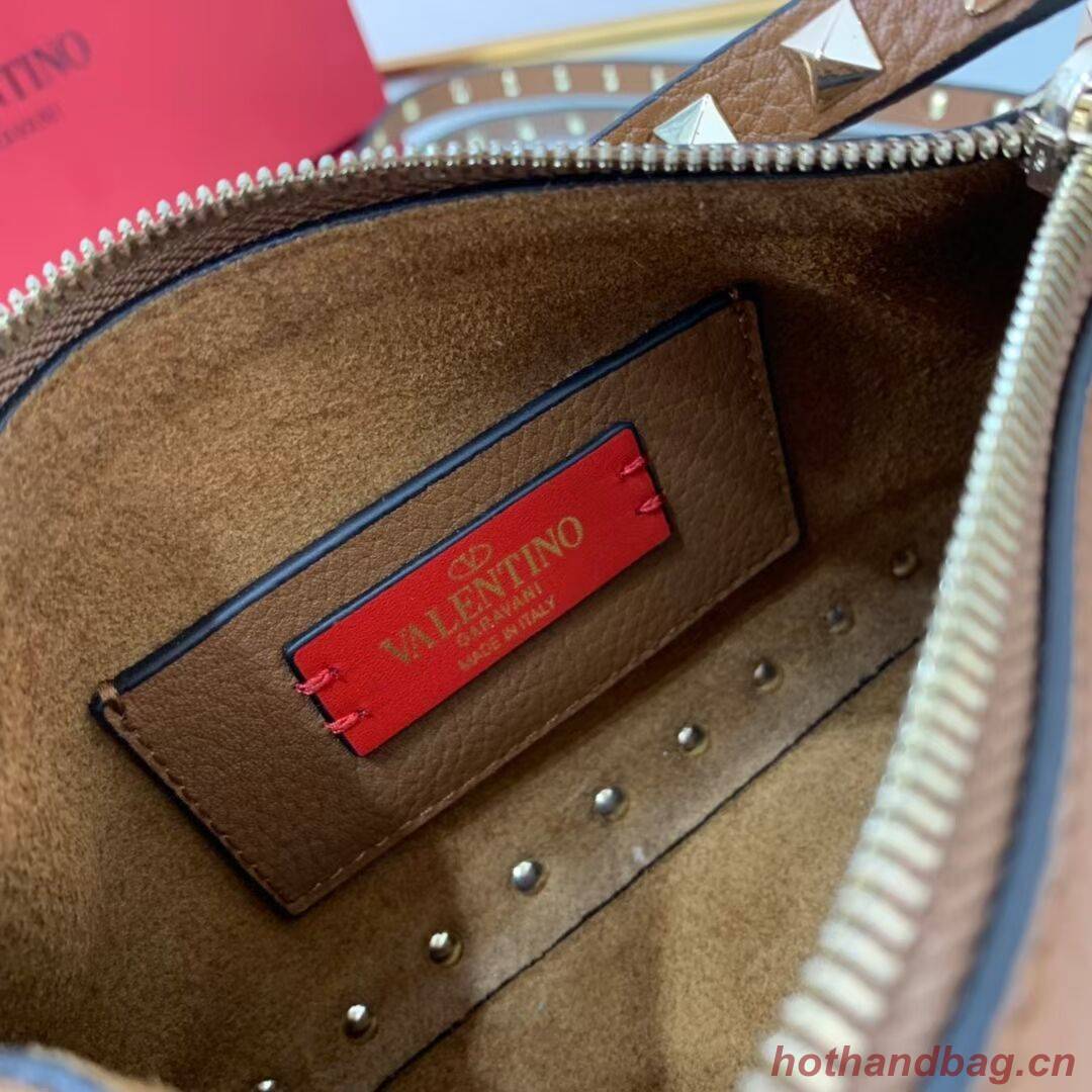 VALENTINO Origianl leather shoulder bag V4700 brown VALENTINO Origianl leather shoulder bag V4700 brown