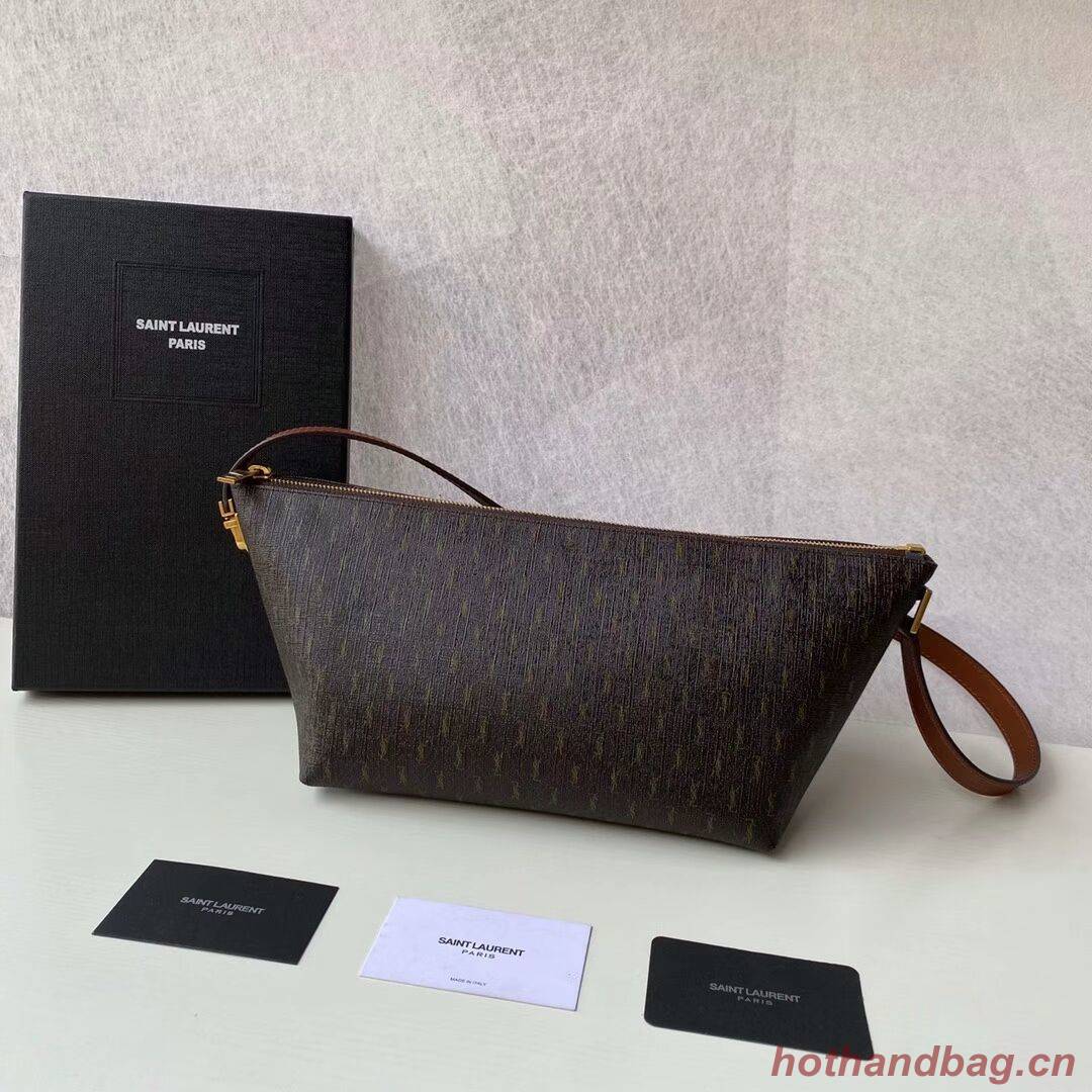 Yves Saint Laurent Canvas Shoulder Bag Y687490 brown Yves Saint Laurent Canvas Shoulder Bag Y687490 brown
