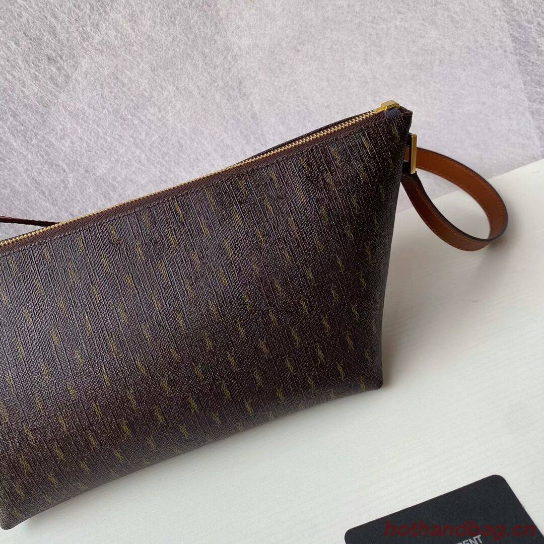 Yves Saint Laurent Canvas Shoulder Bag Y687490 brown Yves Saint Laurent Canvas Shoulder Bag Y687490 brown