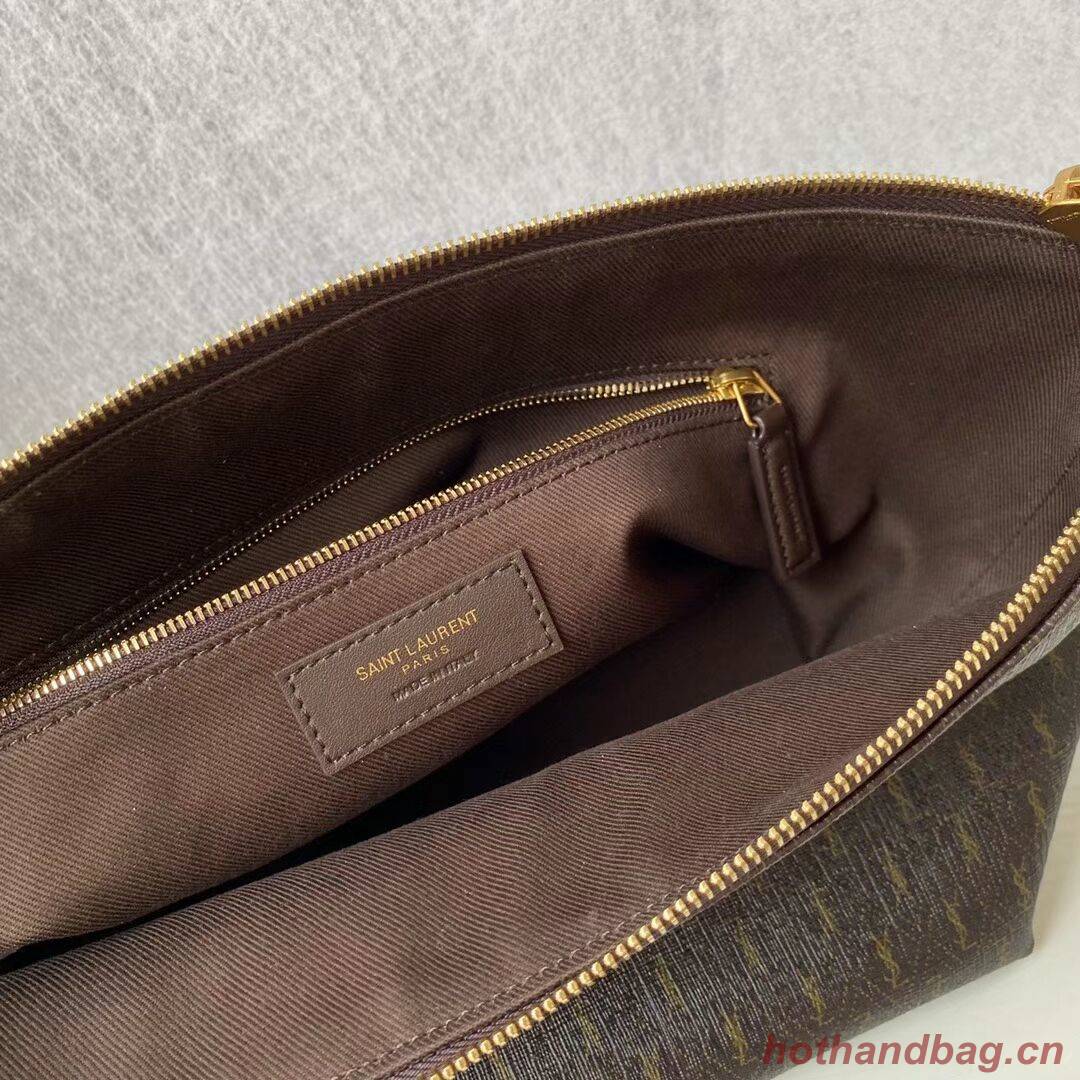 Yves Saint Laurent Canvas Shoulder Bag Y687490 brown Yves Saint Laurent Canvas Shoulder Bag Y687490 brown