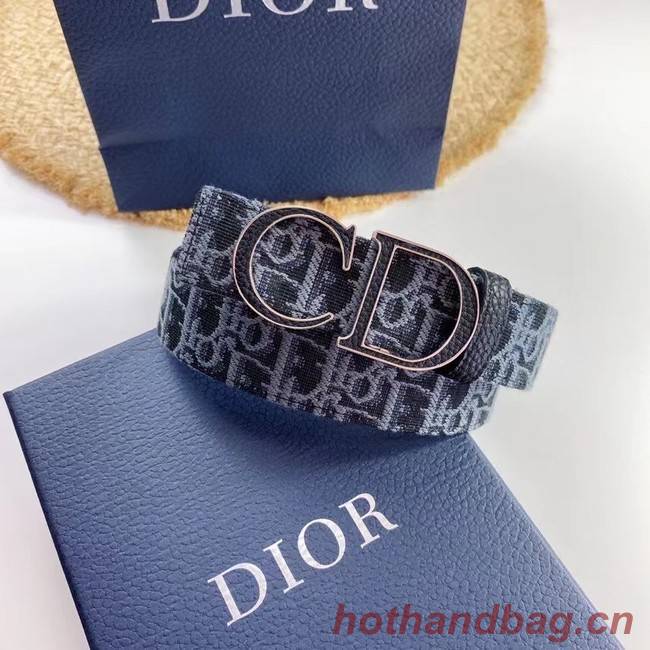 DIOR-ID BELT Canvas 35 MM B0111UM  blue