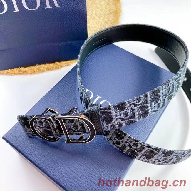 DIOR-ID BELT Canvas 35 MM B0111UM  blue