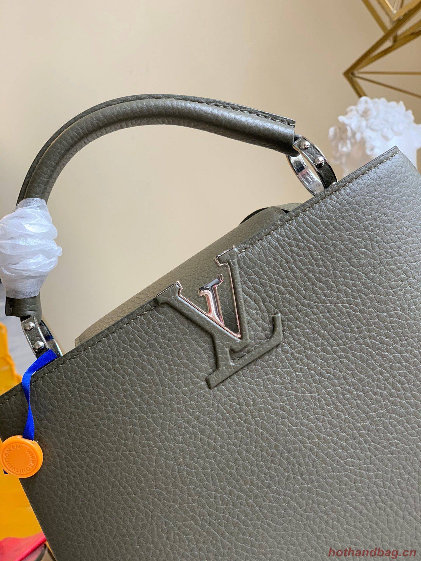 Louis Vuitton CAPUCINES Original Leather PM M57227 Dark Green Louis Vuitton CAPUCINES Original Leather PM M57227 Dark Green