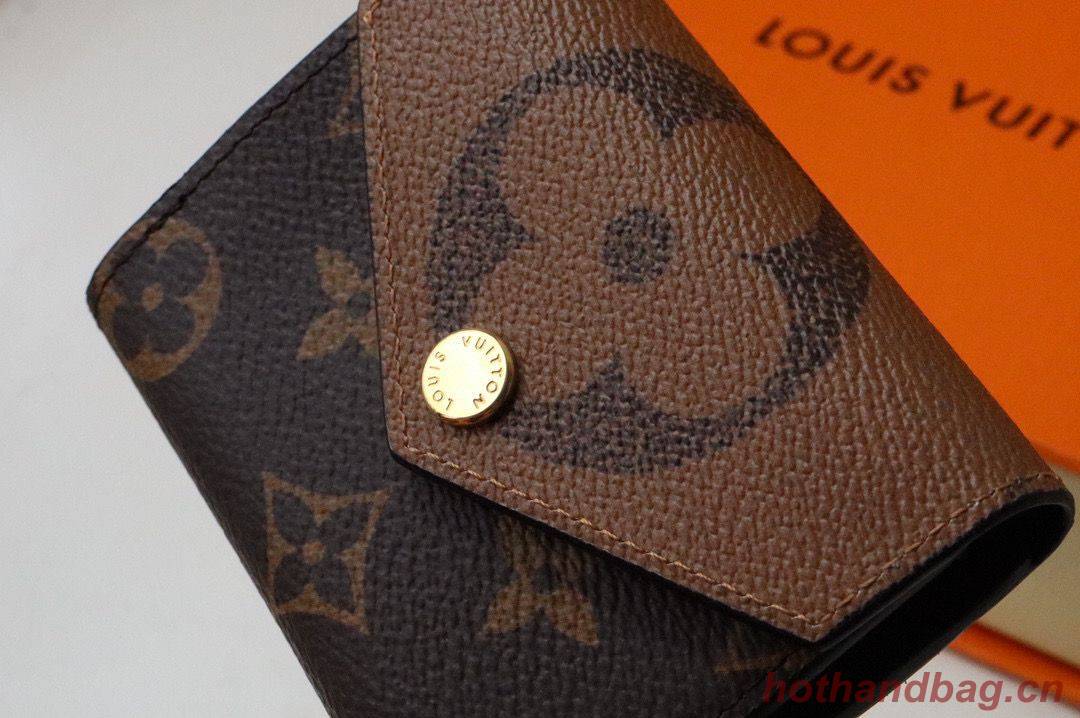 Louis Vuitton Monogram Canvas Zoe WALLET M80725 Brown Louis Vuitton Monogram Canvas Zoe WALLET M80725 Brown