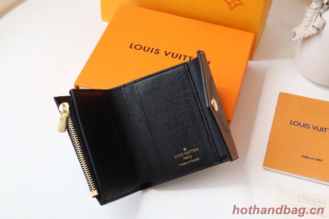 Louis Vuitton Monogram Canvas Zoe WALLET M80725 Brown Louis Vuitton Monogram Canvas Zoe WALLET M80725 Brown