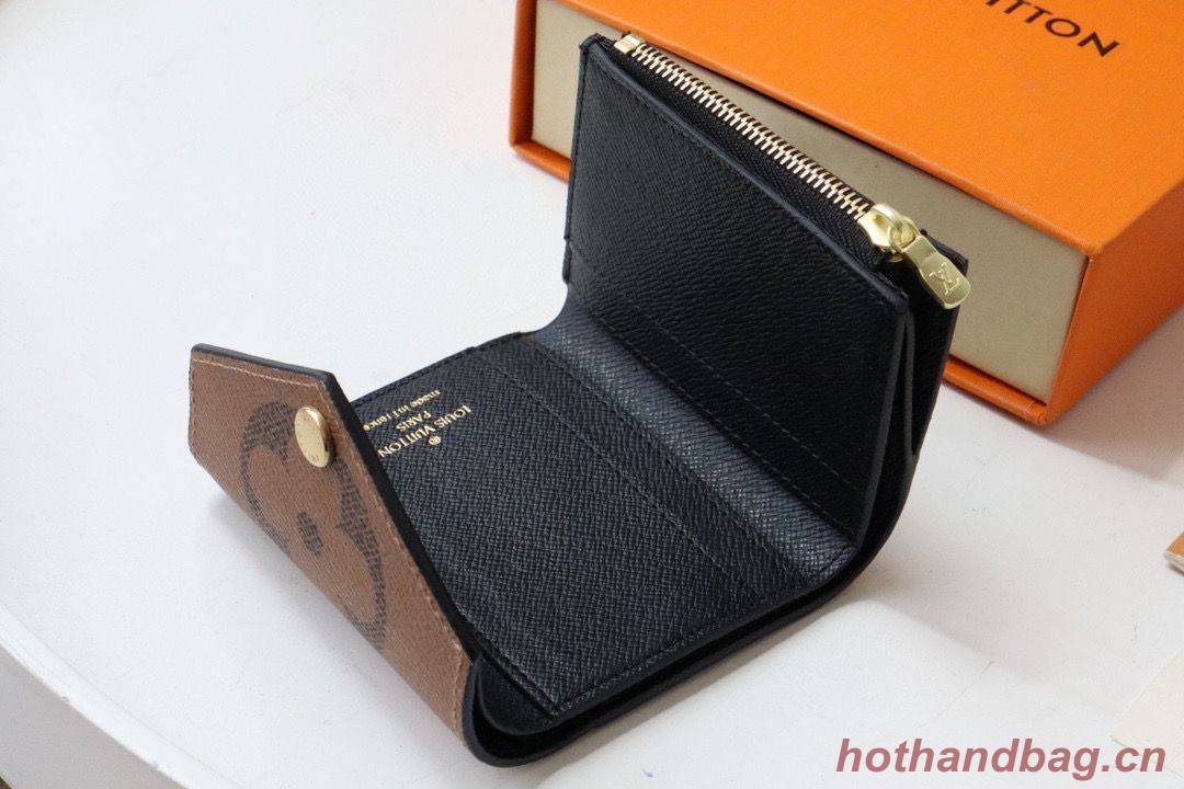 Louis Vuitton Monogram Canvas Zoe WALLET M80725 Brown Louis Vuitton Monogram Canvas Zoe WALLET M80725 Brown