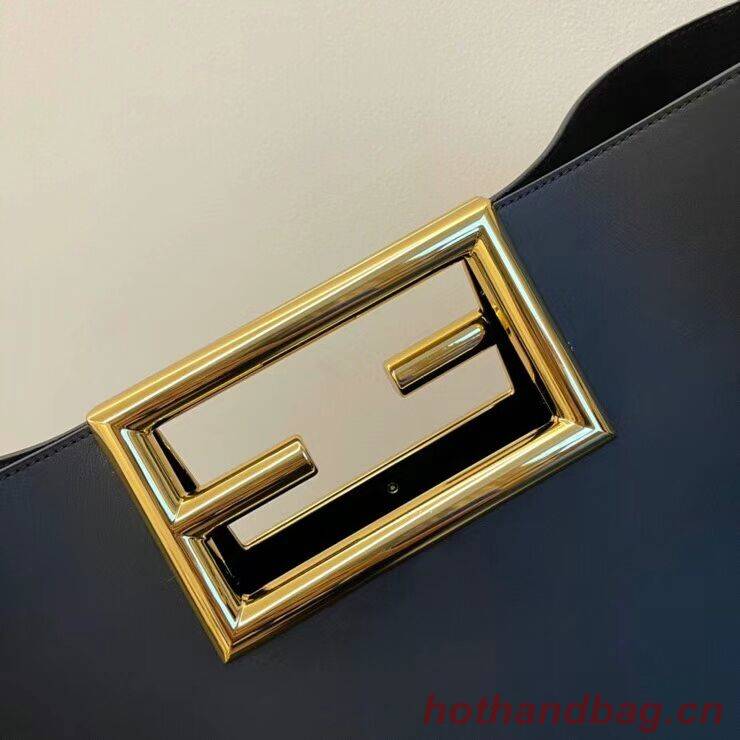FENDI WAY MEDIUM black leather bag 8BH391AAI FENDI WAY MEDIUM black leather bag 8BH391AAI