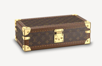 Louis Vuitton 8 WATCH CASE M47641 Cream Louis Vuitton 8 WATCH CASE M47641 Cream