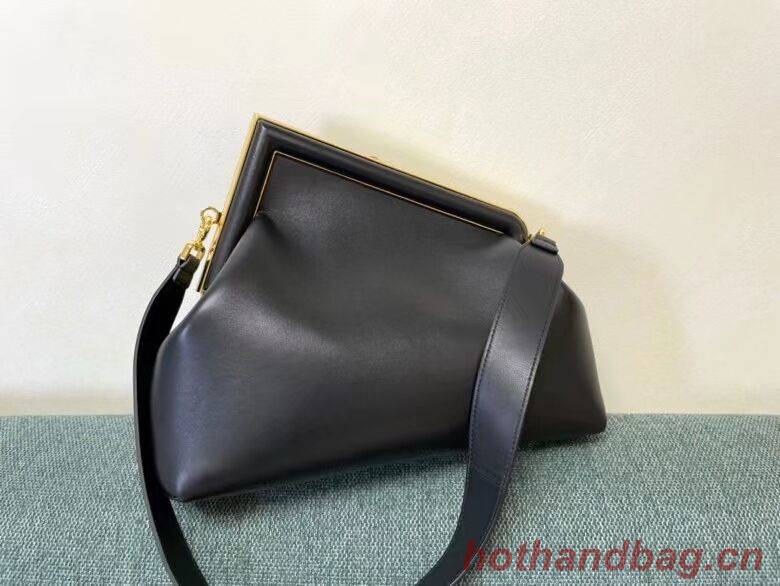 FENDI FIRST MEDIUM leather bag 8BP127AB black FENDI FIRST MEDIUM leather bag 8BP127AB black