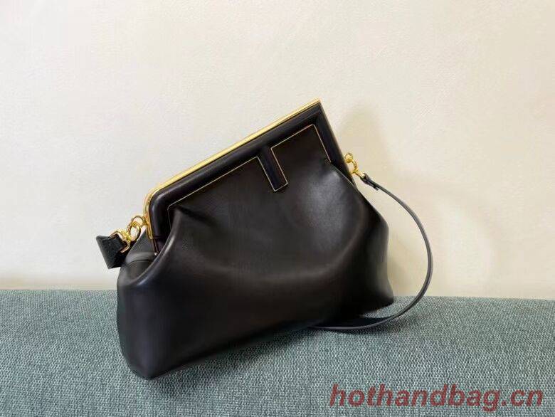 FENDI FIRST MEDIUM leather bag 8BP127AB black FENDI FIRST MEDIUM leather bag 8BP127AB black