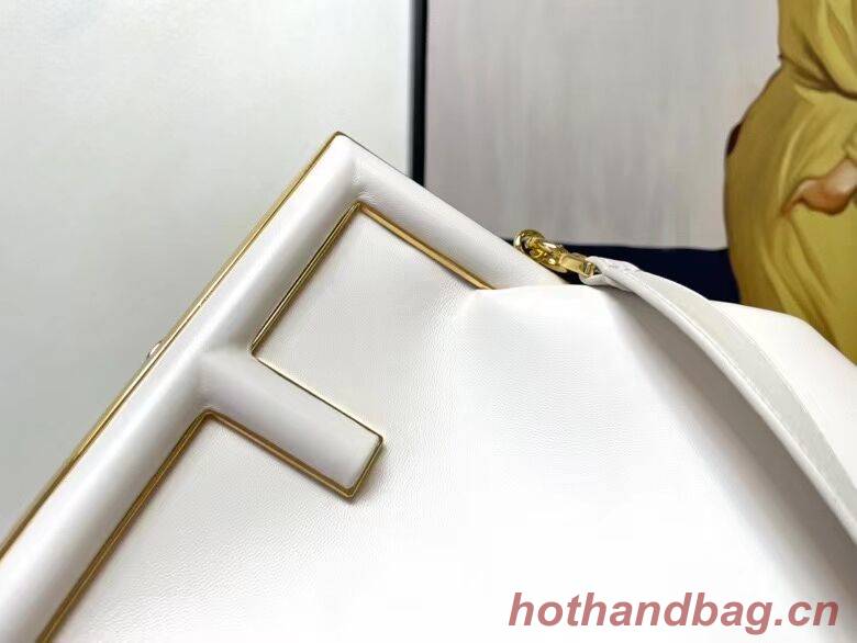 FENDI FIRST MEDIUM leather bag 8BP127AB white FENDI FIRST MEDIUM leather bag 8BP127AB white