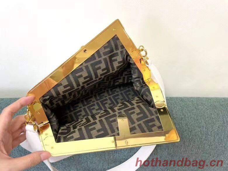 FENDI FIRST MEDIUM leather bag 8BP127AB white FENDI FIRST MEDIUM leather bag 8BP127AB white