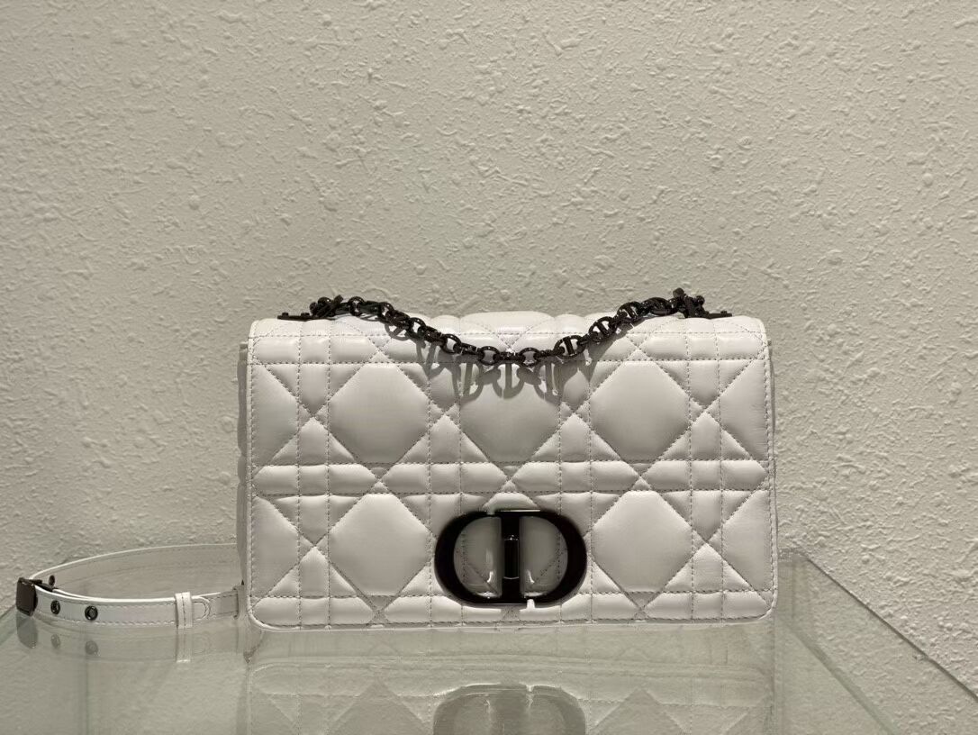 LARGE DIOR CARO BAG Gradient Cannage Lambskin M9243E white LARGE DIOR CARO BAG Gradient Cannage Lambskin M9243E white