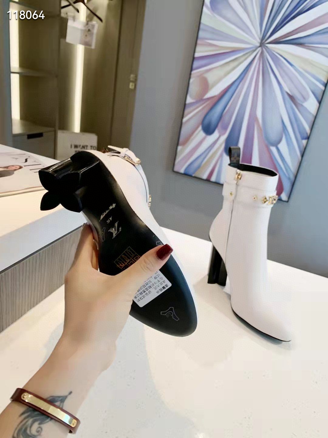 Louis Vuitton Shoes LV1151DS-2 Heel height 10CM