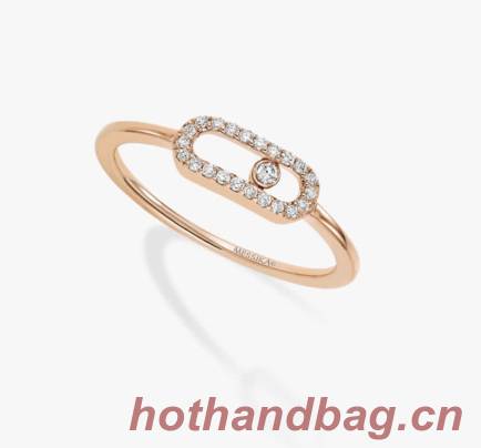 Messika Rose Gold Diamond Ring M5433 Move Ouo