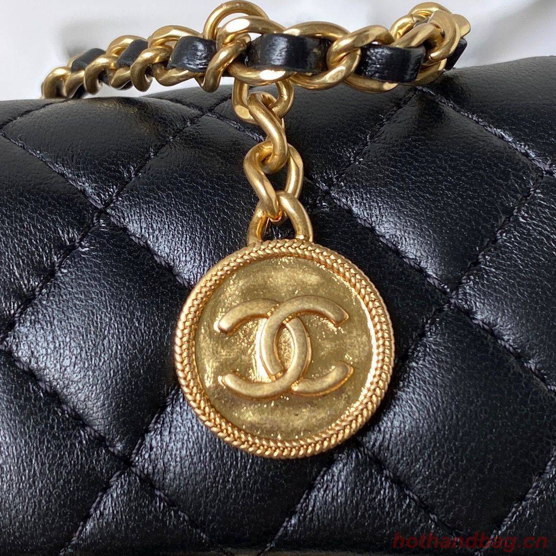Chanel 23C Original Leather AS3717 Black & Gold-Tone Chanel 23C Original Leather AS3717 Black & Gold-Tone