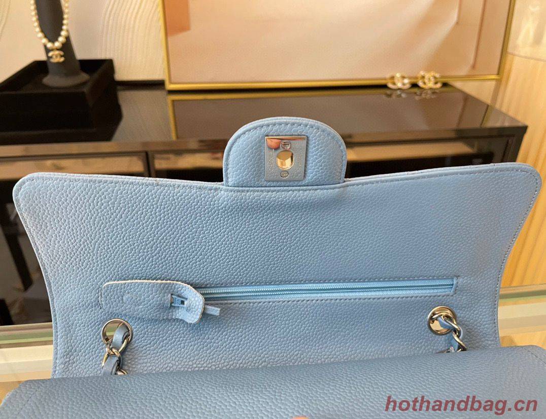 Chanel 2.55 Original Leather Flap Bag 1112 Light Blue with Silver Hardware Chanel 2.55 Original Leather Flap Bag 1112 Light Blue with Silver Hardware