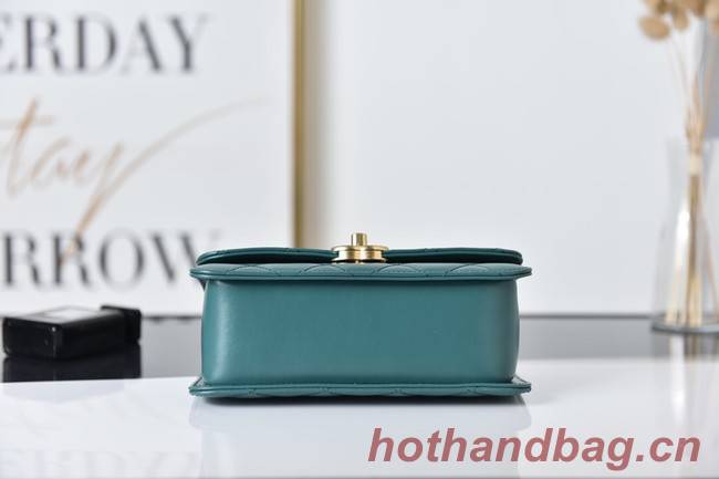 Chanel Flap Lambskin mini Shoulder Bag AS2615 green