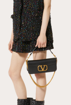 VALENTINO GARAVANI Loco Calf leather bag 2B0K30 black VALENTINO GARAVANI Loco Calf leather bag 2B0K30 black