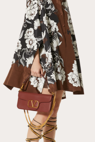 VALENTINO GARAVANI Loco Calf leather bag 2B0K30 brown VALENTINO GARAVANI Loco Calf leather bag 2B0K30 brown