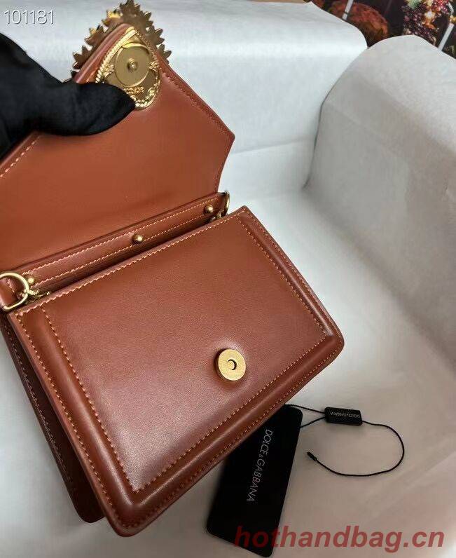 Dolce & Gabbana Origianl Leather Shoulder Bag 4011 brown Dolce & Gabbana Origianl Leather Shoulder Bag 4011 brown