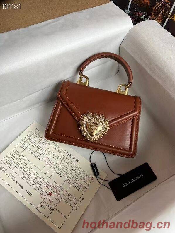 Dolce & Gabbana Origianl Leather Shoulder Bag 4011 brown Dolce & Gabbana Origianl Leather Shoulder Bag 4011 brown