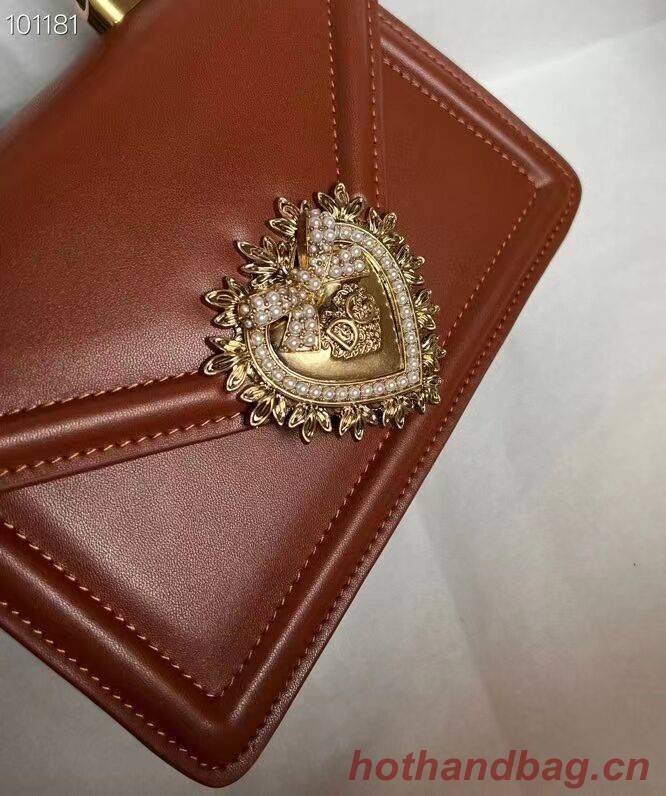 Dolce & Gabbana Origianl Leather Shoulder Bag 4011 brown Dolce & Gabbana Origianl Leather Shoulder Bag 4011 brown