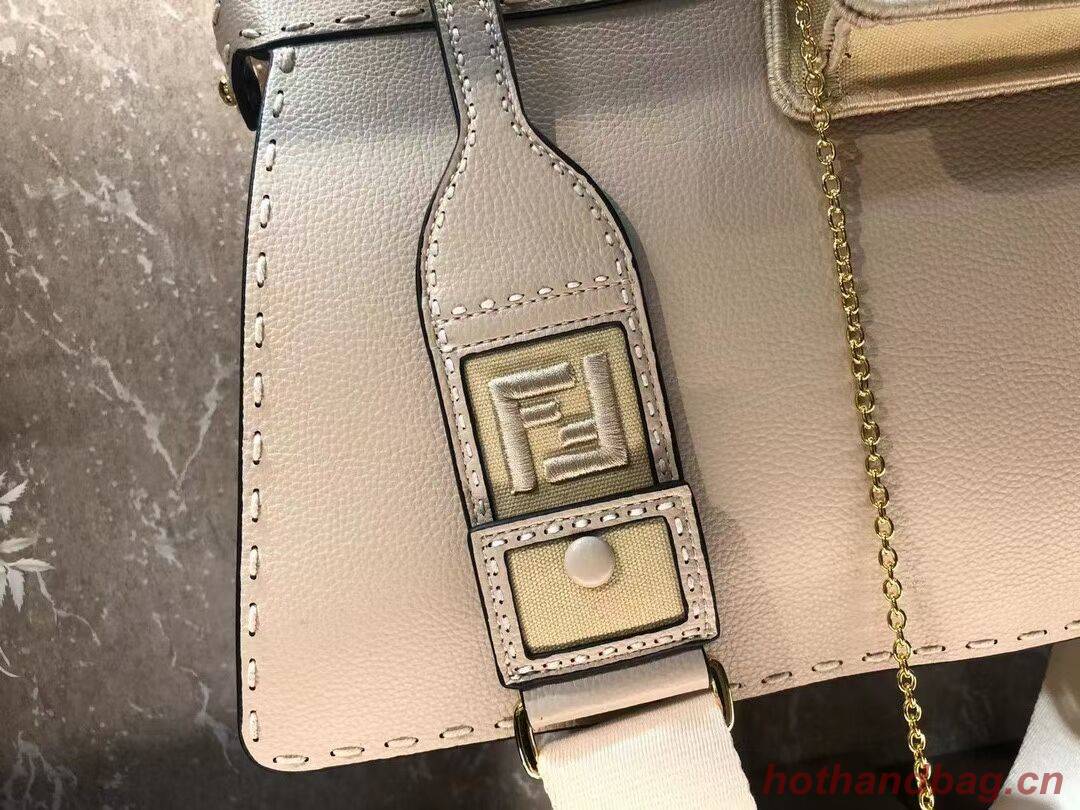 Fendi Peekaboo ISeeU MEDIUM leather bag F8637 Beige Fendi Peekaboo ISeeU MEDIUM leather bag F8637 Beige