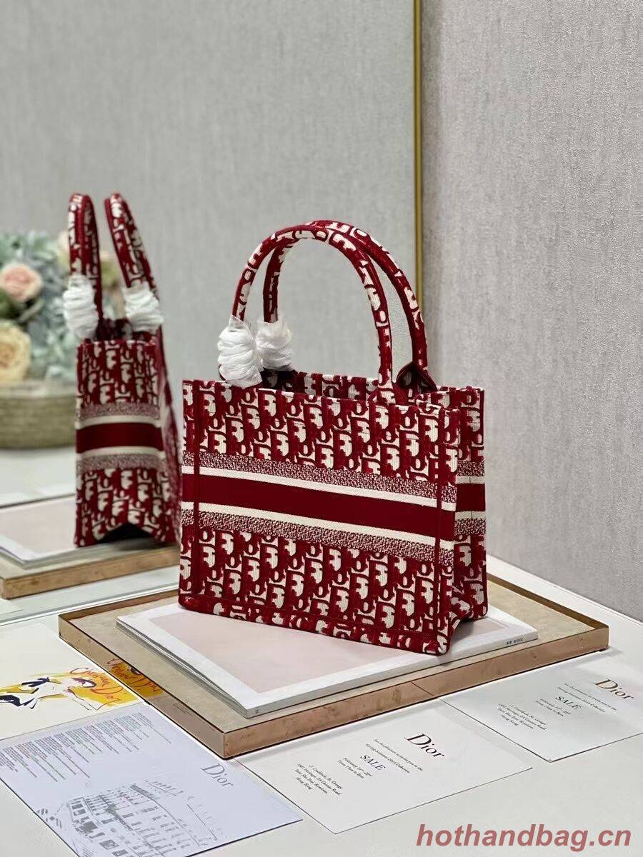 SMALL DIOR BOOK TOTE Embroidery C1331-5 SMALL DIOR BOOK TOTE Embroidery C1331-5