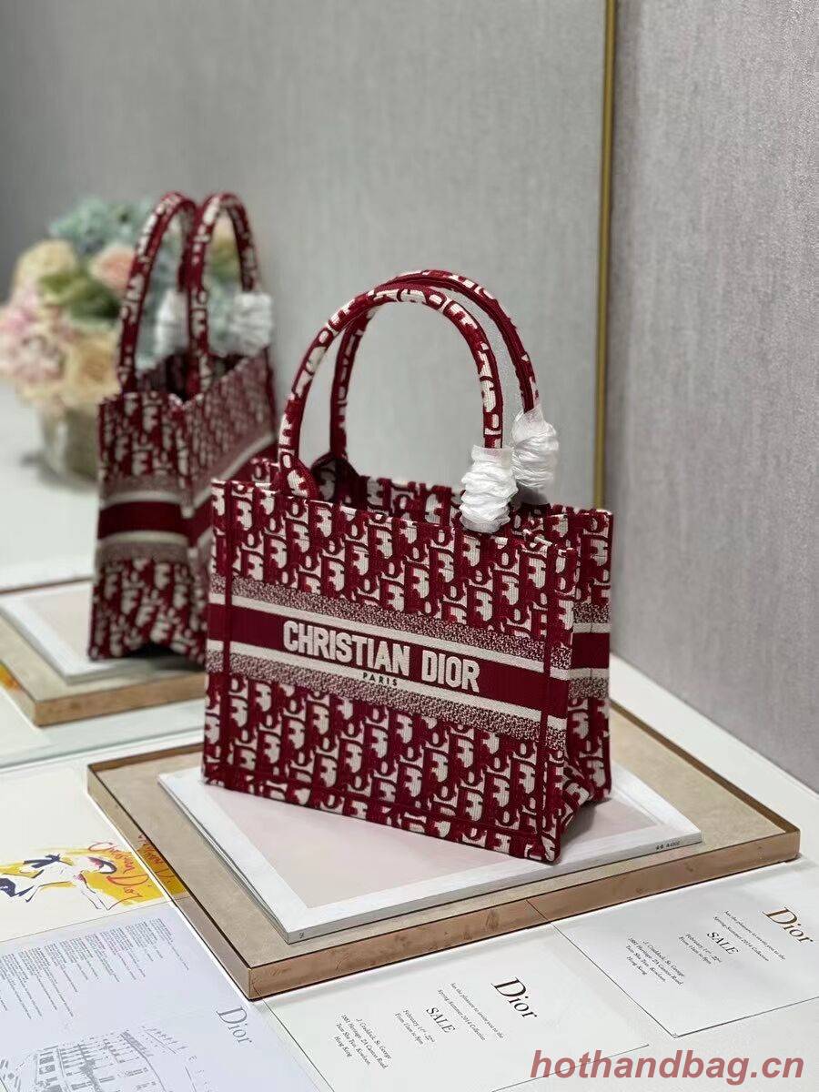 SMALL DIOR BOOK TOTE Embroidery C1331-5 SMALL DIOR BOOK TOTE Embroidery C1331-5