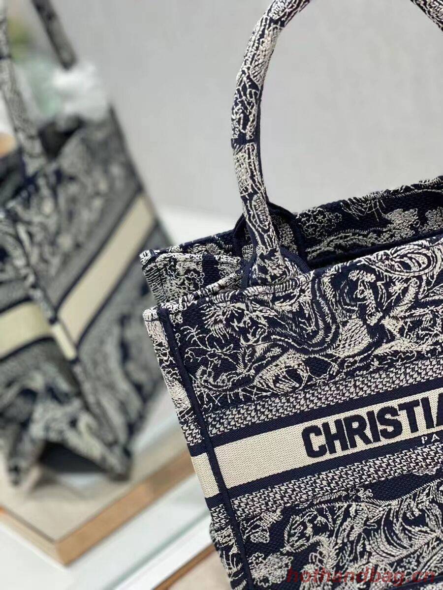 SMALL DIOR BOOK TOTE Embroidery C1331-8