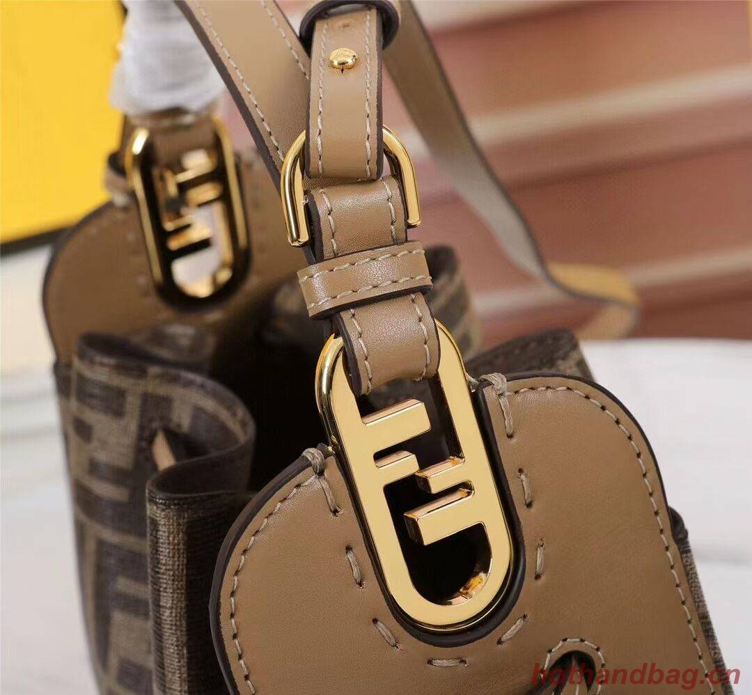 FENDI TOUCH leather bag 8BS059 brown FENDI TOUCH leather bag 8BS059 brown