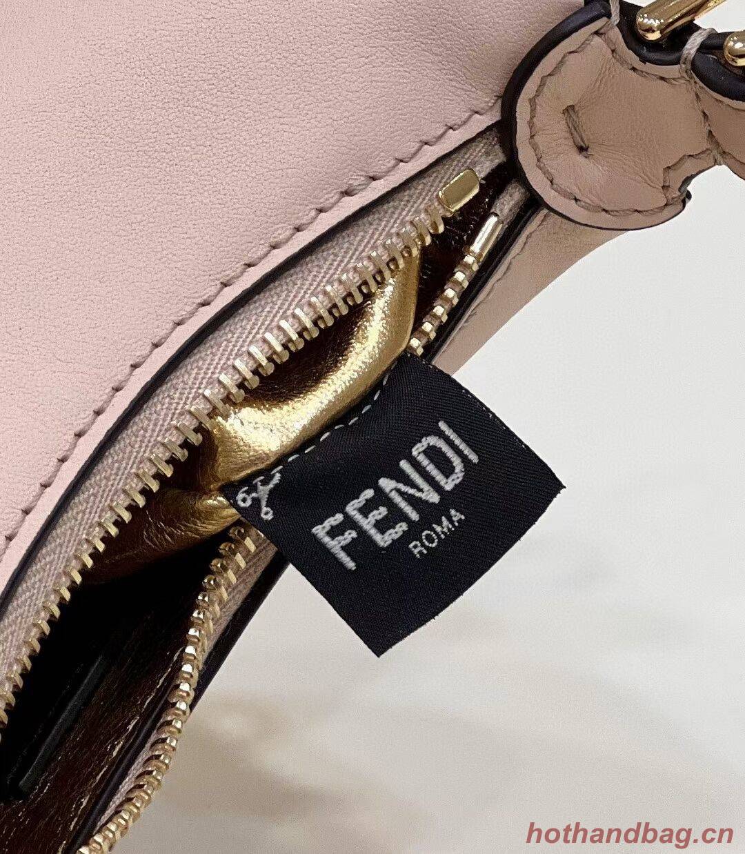 Fendi Nano Fendigraphy Pink leather charm 7AS089A Fendi Nano Fendigraphy Pink leather charm 7AS089A