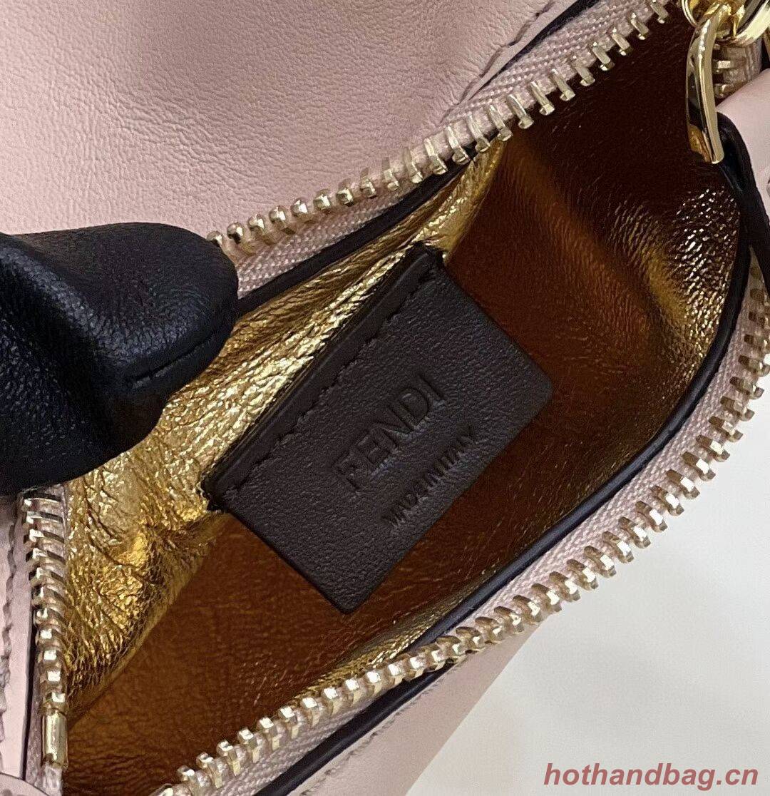 Fendi Nano Fendigraphy Pink leather charm 7AS089A Fendi Nano Fendigraphy Pink leather charm 7AS089A