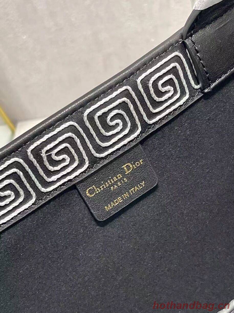 DIOR BOOK TOTE leather C1287-25 black DIOR BOOK TOTE leather C1287-25 black