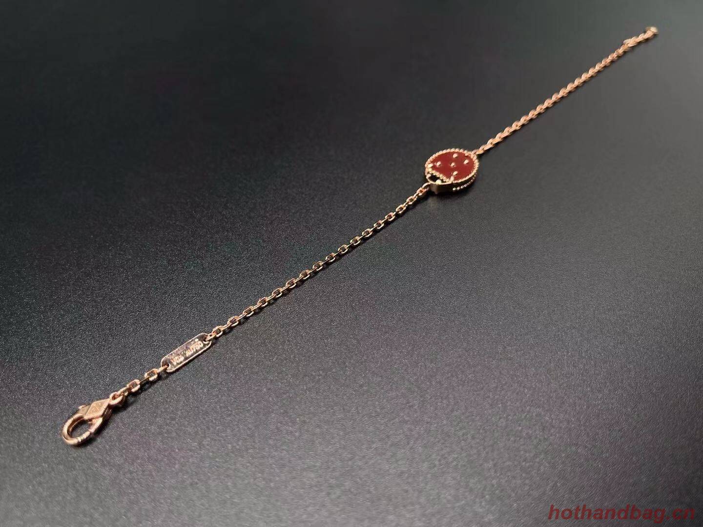Van Cleef & Arpels Lucky Spring Bracelet closed wings ladybug VCA23018 Rose Gold Van Cleef & Arpels Lucky Spring Bracelet closed wings ladybug VCA23018 Rose Gold