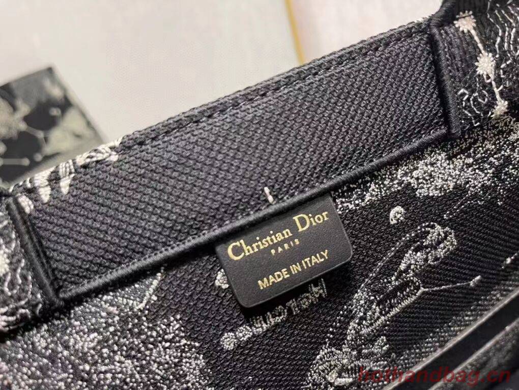 DIOR BOOK TOTE Embroidery C1286-31 black DIOR BOOK TOTE Embroidery C1286-31 black