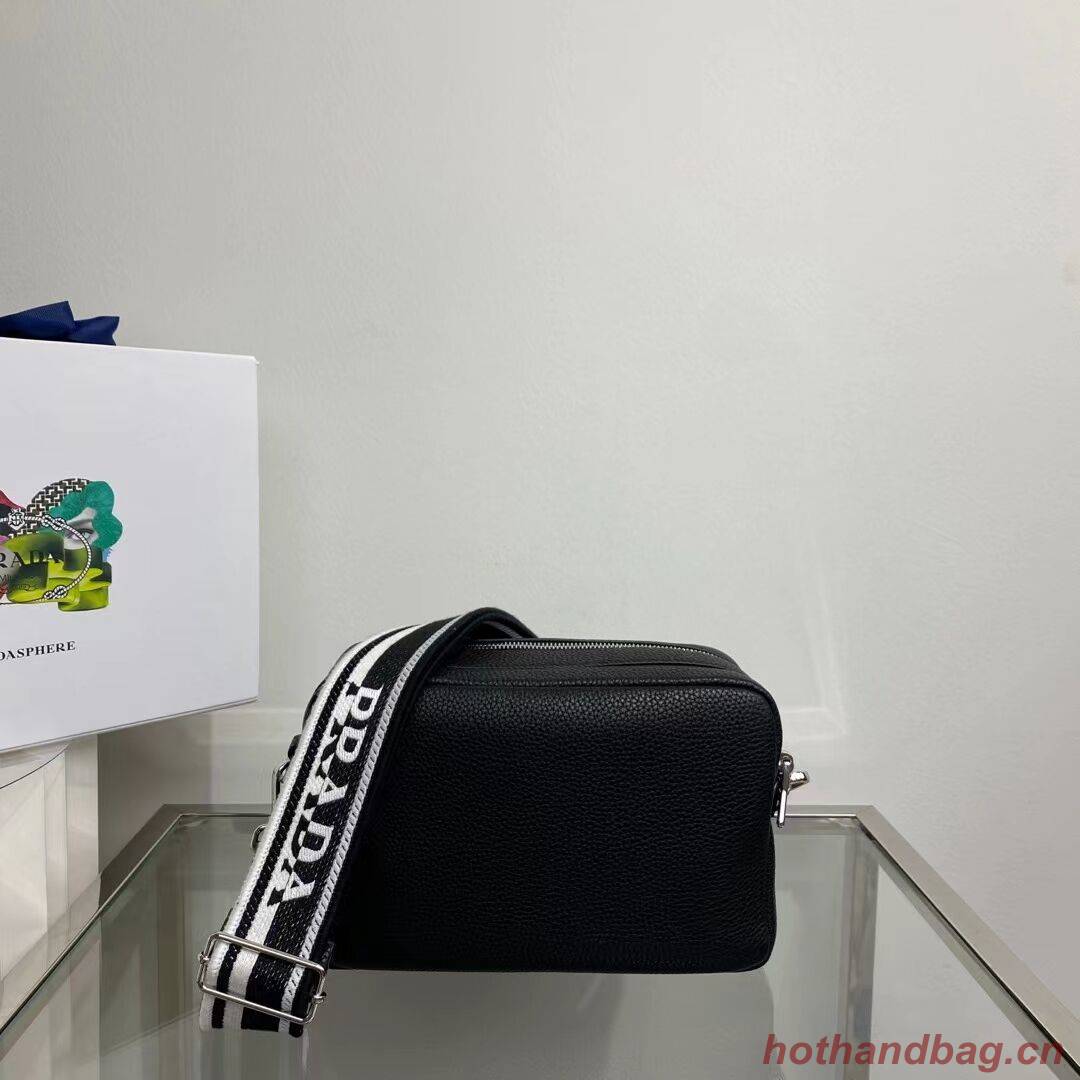 Prada Leather bag with shoulder strap 1BH082 black Prada Leather bag with shoulder strap 1BH082 black