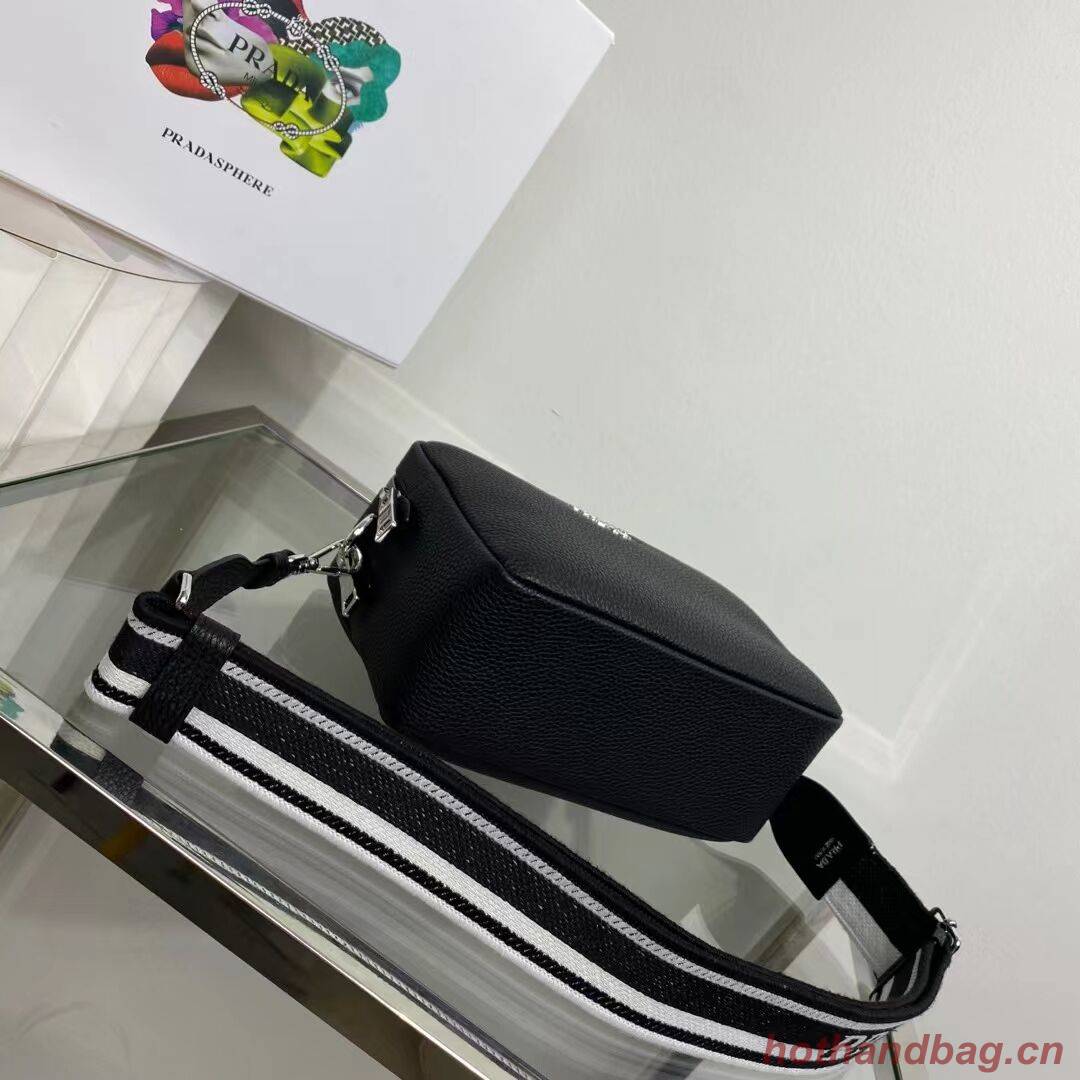 Prada Leather bag with shoulder strap 1BH082 black Prada Leather bag with shoulder strap 1BH082 black