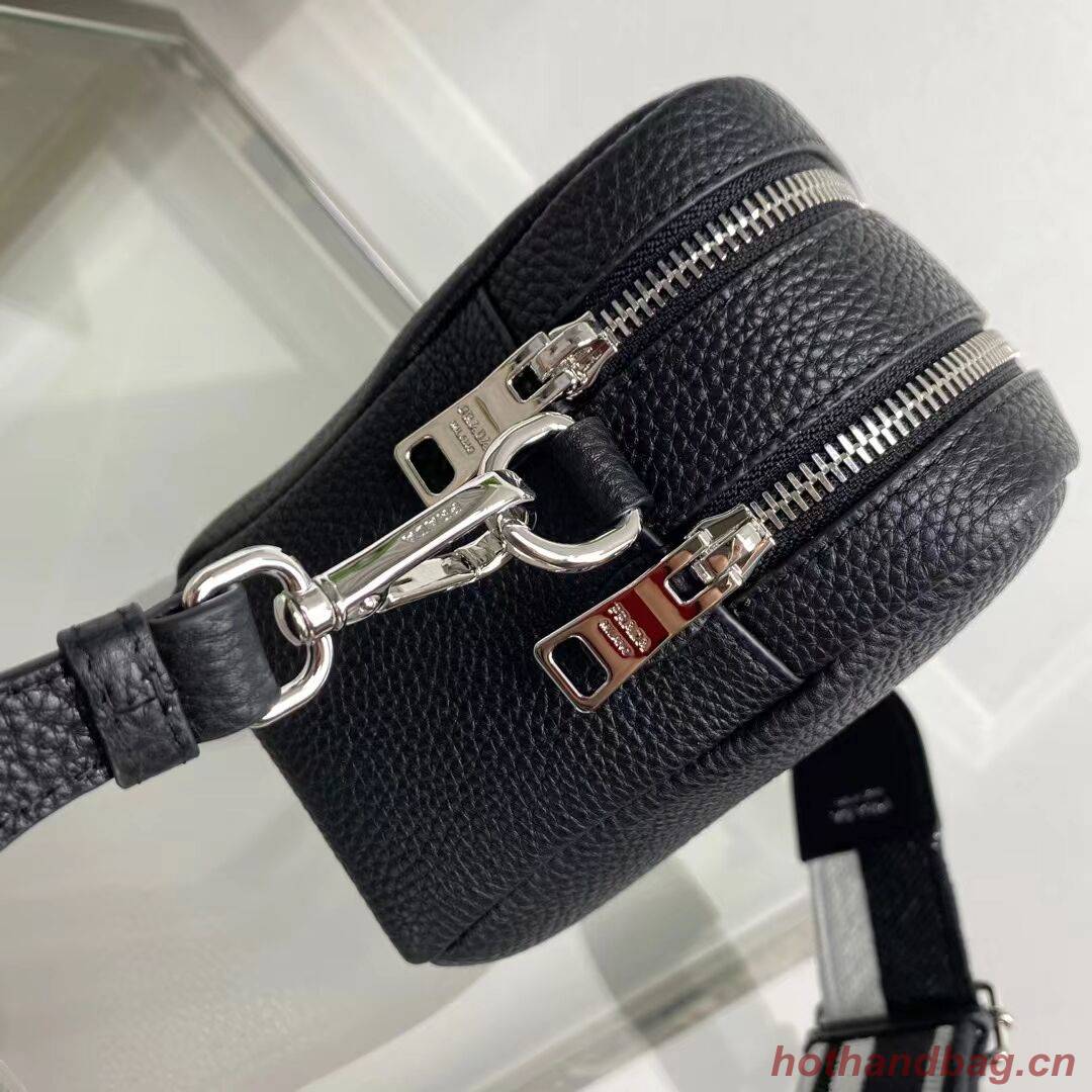 Prada Leather bag with shoulder strap 1BH082 black Prada Leather bag with shoulder strap 1BH082 black