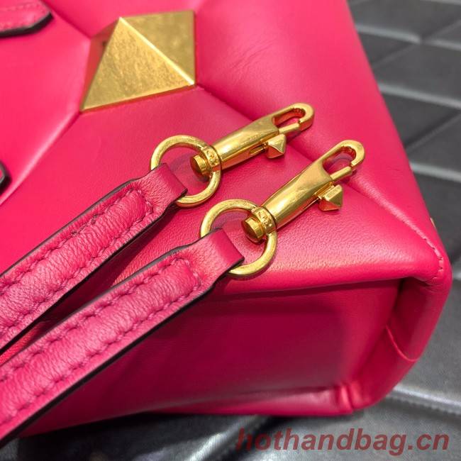 VALENTINO GARAVANI small One Stud Sheepskin tote Bag XW0B0K59 Fuchsia