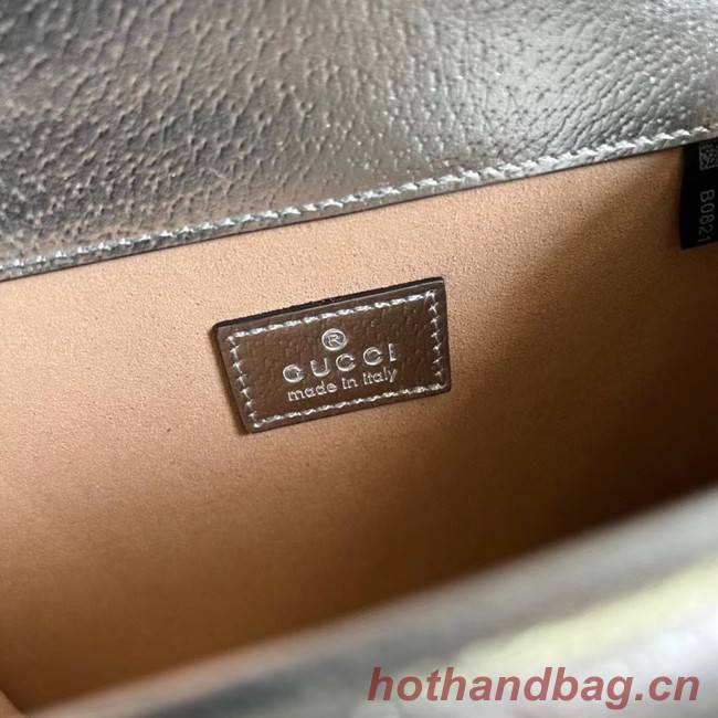 Gucci Dionysus lame mini bag 421970 Silver