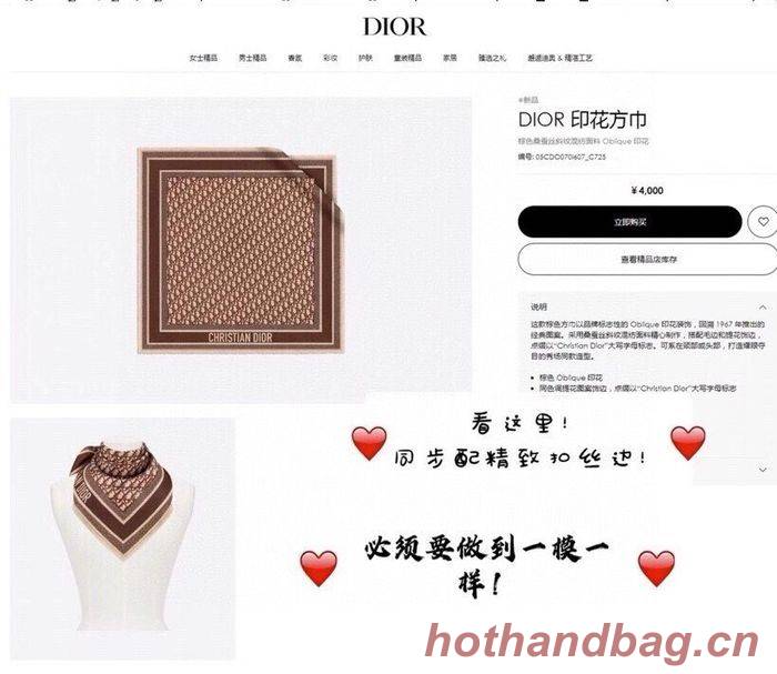 Dior Scarf DIS00055 Dior Scarf DIS00055