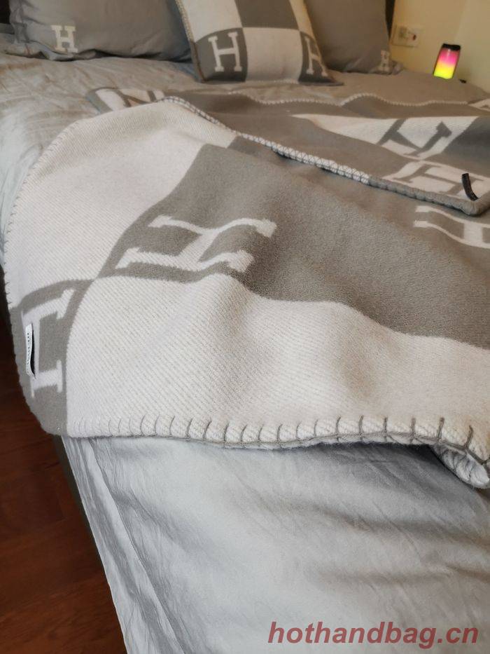 Hermes Lambswool&Cashmere Shawl&Blanket HMB00012 Hermes Lambswool&Cashmere Shawl&Blanket HMB00012
