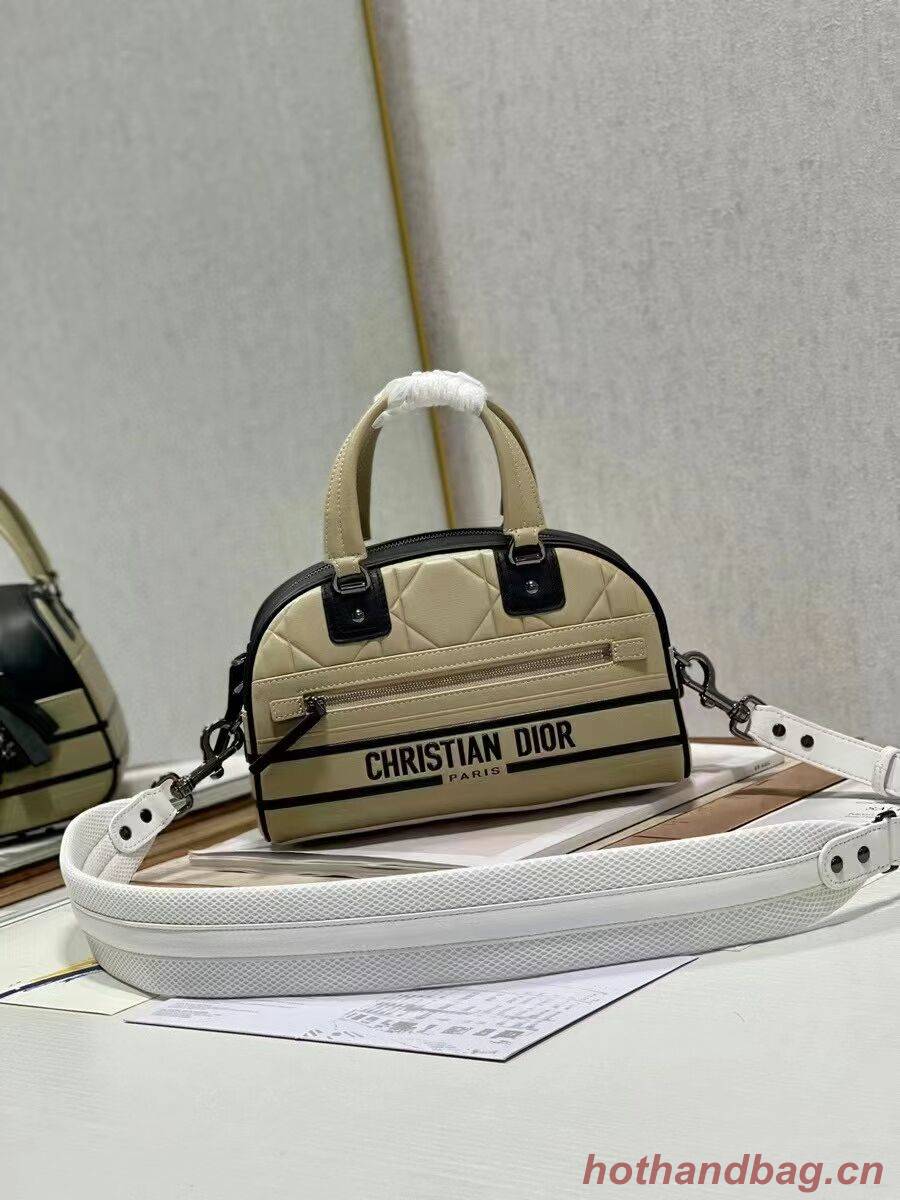 DIOR medium Embossing leather tote Bag C9178A apricot DIOR medium Embossing leather tote Bag C9178A apricot