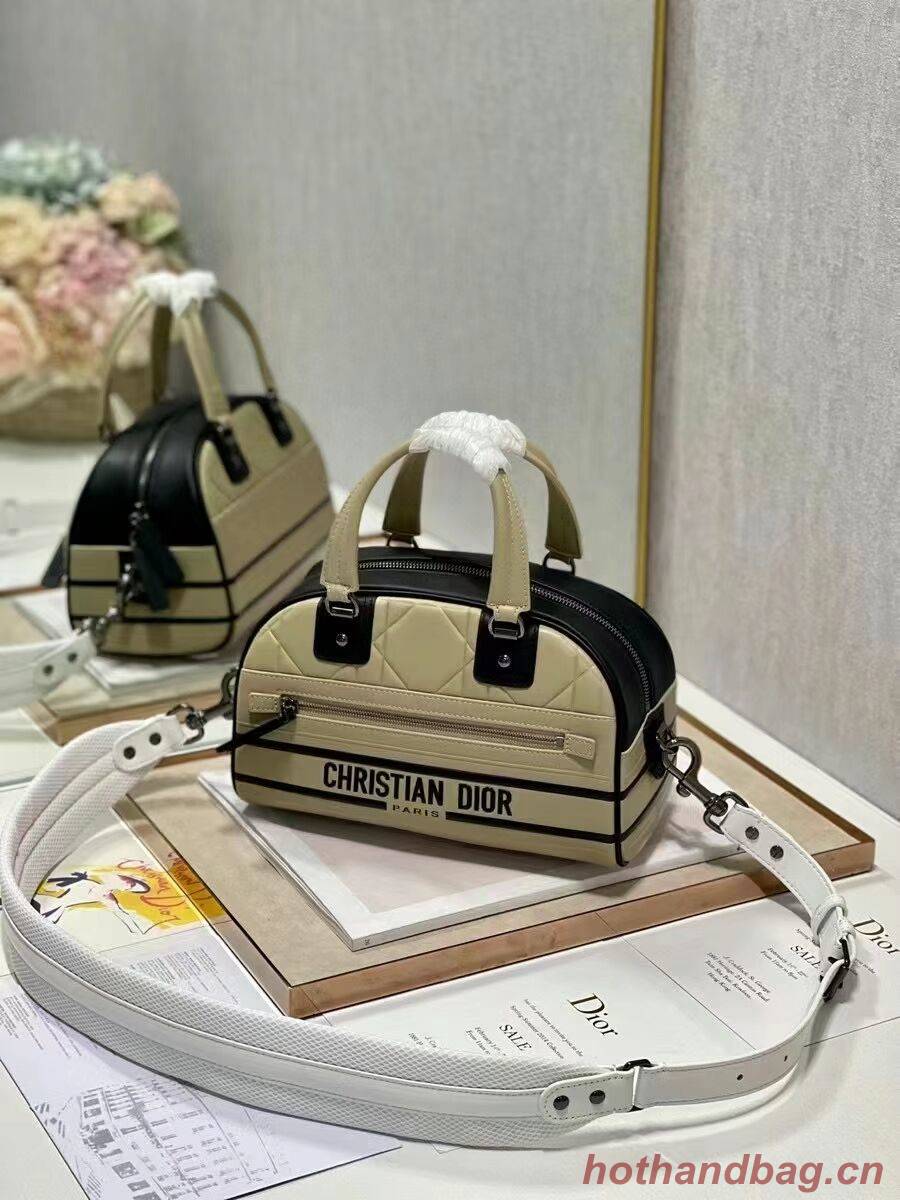 DIOR medium Embossing leather tote Bag C9178A apricot DIOR medium Embossing leather tote Bag C9178A apricot