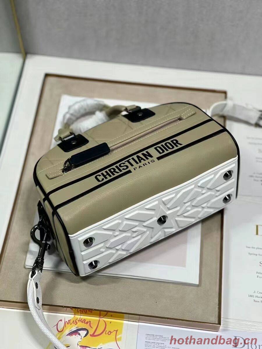 DIOR medium Embossing leather tote Bag C9178A apricot DIOR medium Embossing leather tote Bag C9178A apricot