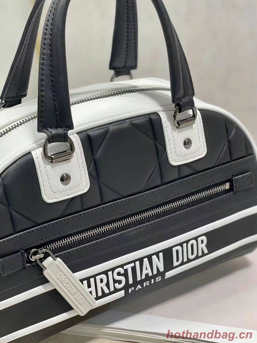 DIOR medium Embossing leather tote Bag C9178A black DIOR medium Embossing leather tote Bag C9178A black