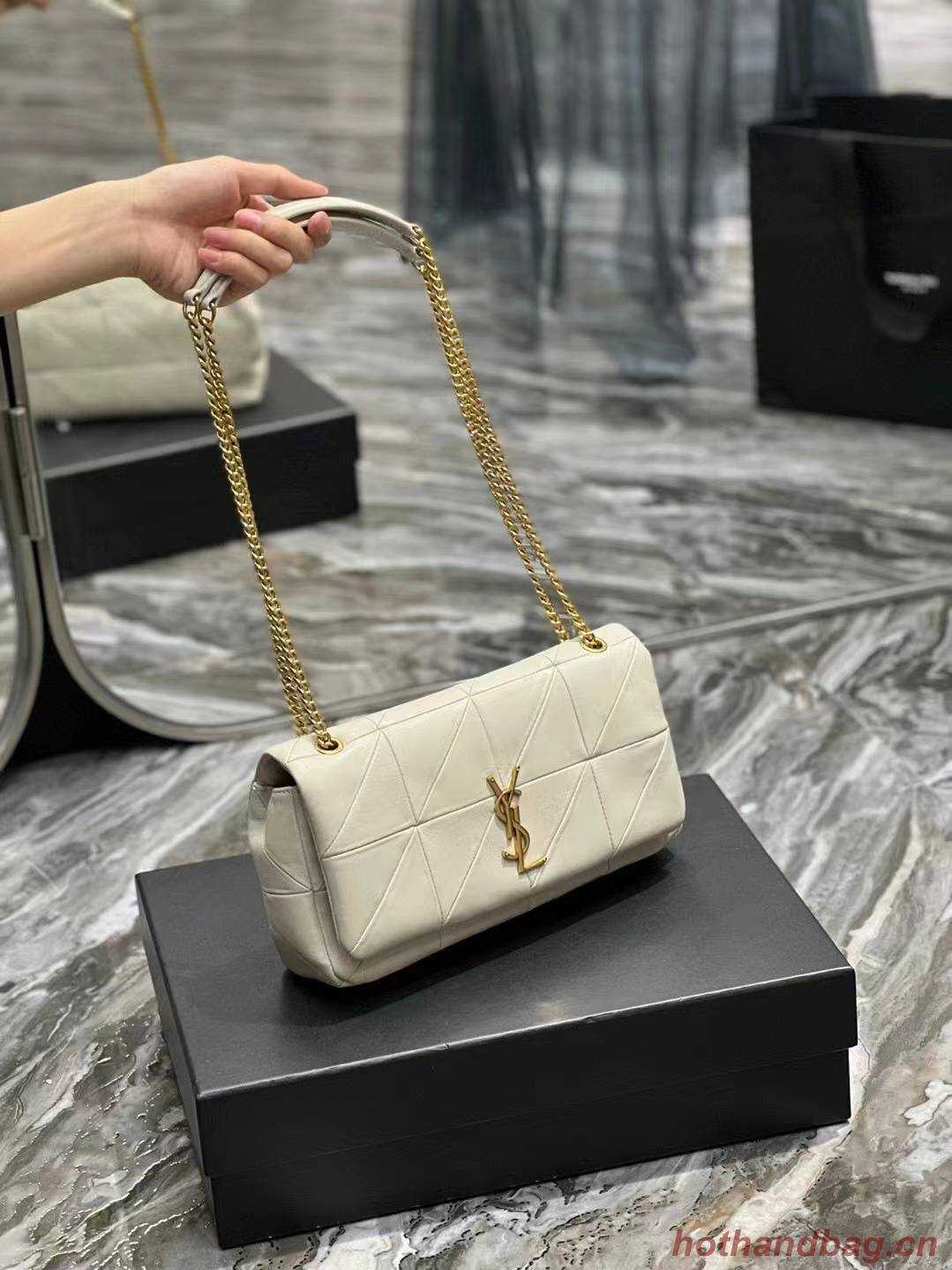 SAINT LAURENT LE 57 HOBO BAG IN QUILTED LAMBSKIN 651820 BEIGE SAINT LAURENT LE 57 HOBO BAG IN QUILTED LAMBSKIN 651820 BEIGE