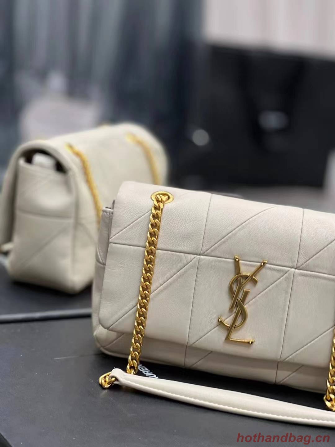 SAINT LAURENT LE 57 HOBO BAG IN QUILTED LAMBSKIN 651820 BEIGE SAINT LAURENT LE 57 HOBO BAG IN QUILTED LAMBSKIN 651820 BEIGE